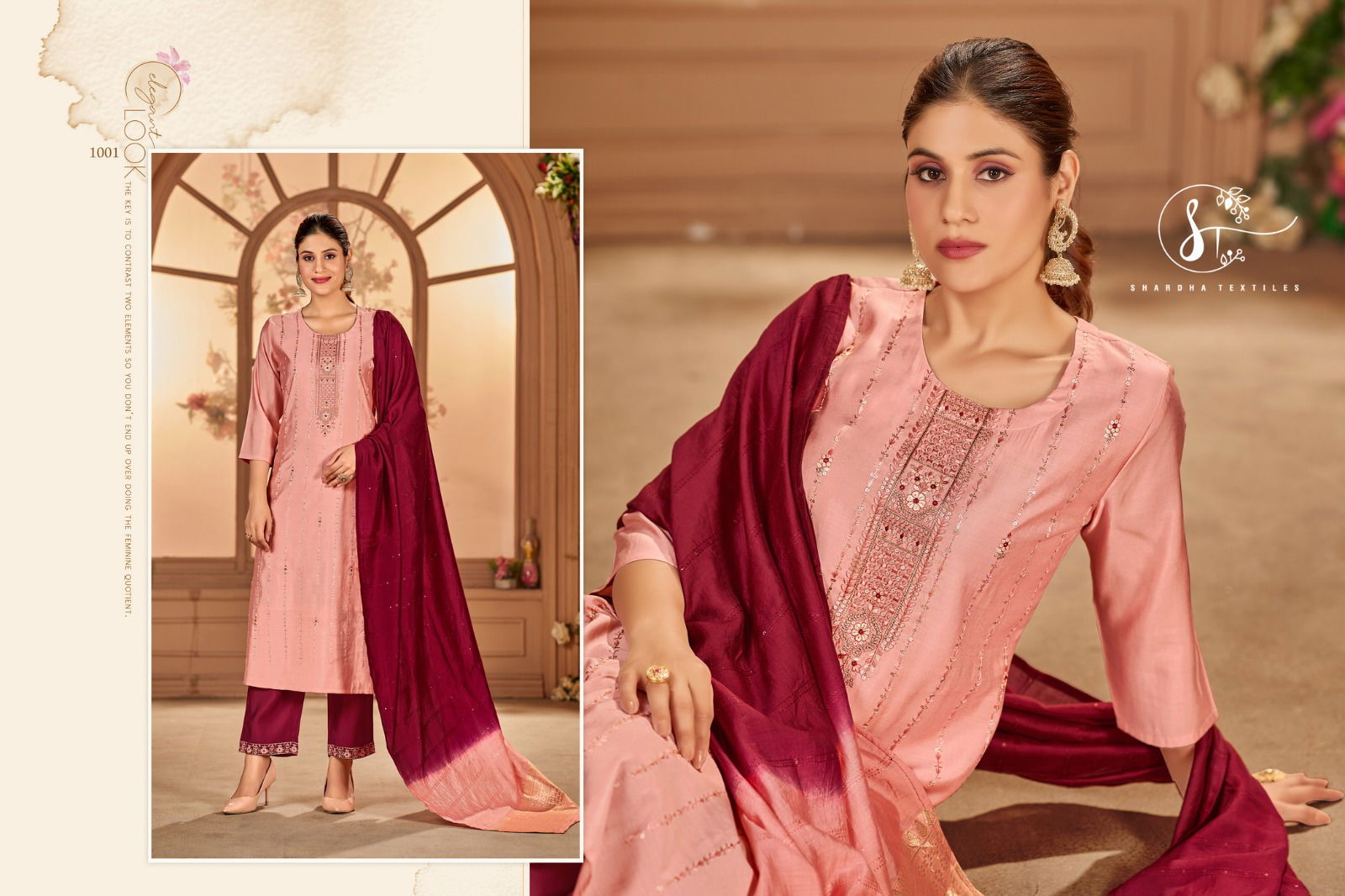 Kizaa Silk 3 By Sharda Readymade Suits Catalog